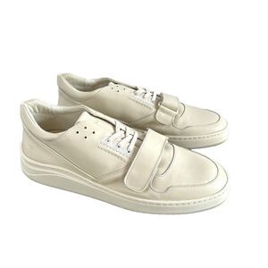 Alma Mater Gamma 4 Cream Leather Sneakers Men's Designer Sz 45 EU/US 11 NEW